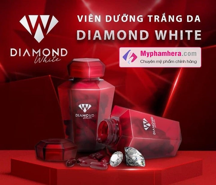 Viên uống trắng da Diamond White mua ở đâu?