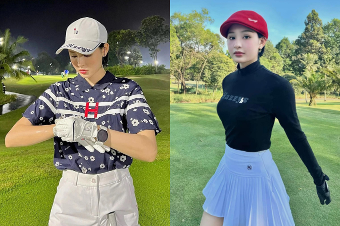 Hiền Hồ tốn hàng chục triệu đồng sắm quần áo mỗi lần chơi golf