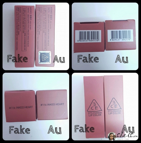 Cảnh báo Son 3CE đang nhan nhản hàng fake chị em đã biết cách phân biệt chưa