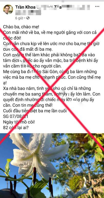 Sở Y tế: ’Vụ bác sĩ rút ống thở của ba mẹ nhường cho sản phụ là hư cấu’